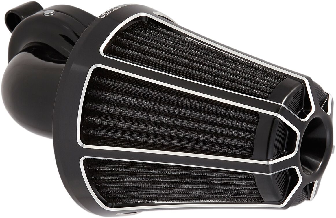 Arlen Ness Beveled® Monster Sucker® Air Cleaner, Black - 08-16 Touring / 16-17 FLST & FXDLS Air Cleaner Arlen Ness