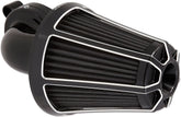 Arlen Ness Beveled® Monster Sucker® Air Cleaner, Black - 08-16 Touring / 16-17 FLST & FXDLS Air Cleaner Arlen Ness