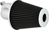 Arlen Ness Monster Sucker® Air Cleaner, Chrome - 91+ XL Sportster Air Cleaner Arlen Ness
