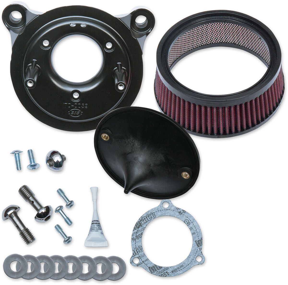 S&S Cycle Air Cleaner Kits Stealth W/O Cover Tbw Air Cleaner S&S Cycle