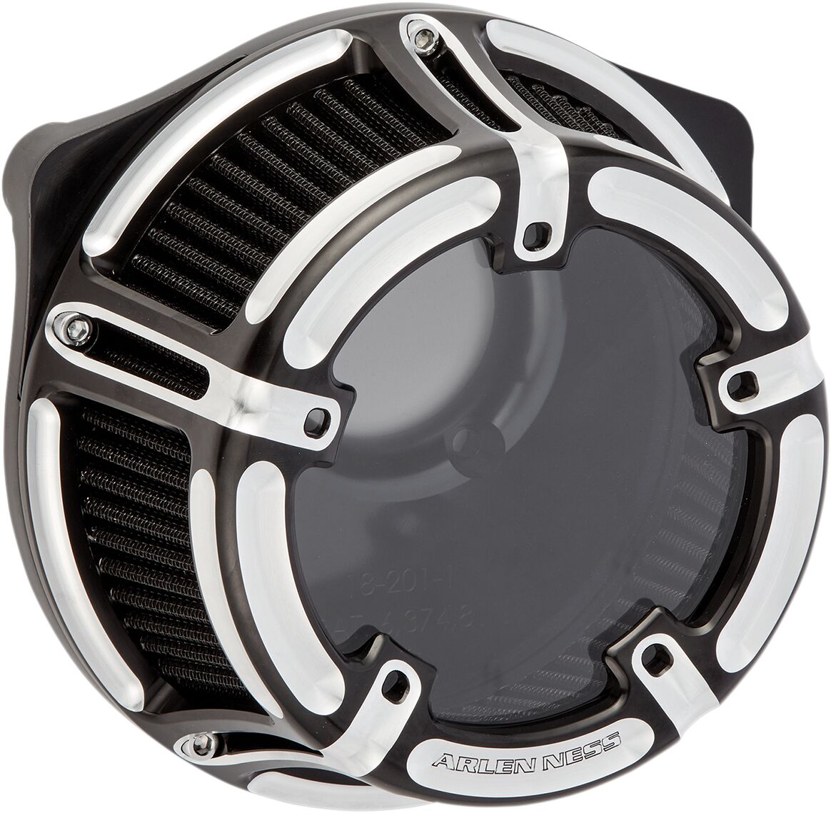 Arlen Ness Air Cln Mthd Sckr Blk Flt Air Cleaner Arlen Ness