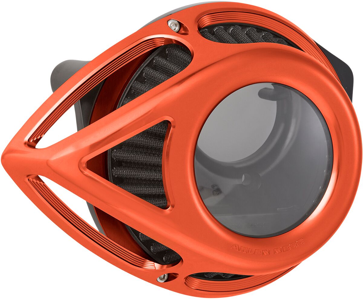 Clear Tear Air Cleaner, Orange - 17+ Milwaukee 8 Air Cleaner Arlen Ness Default Title