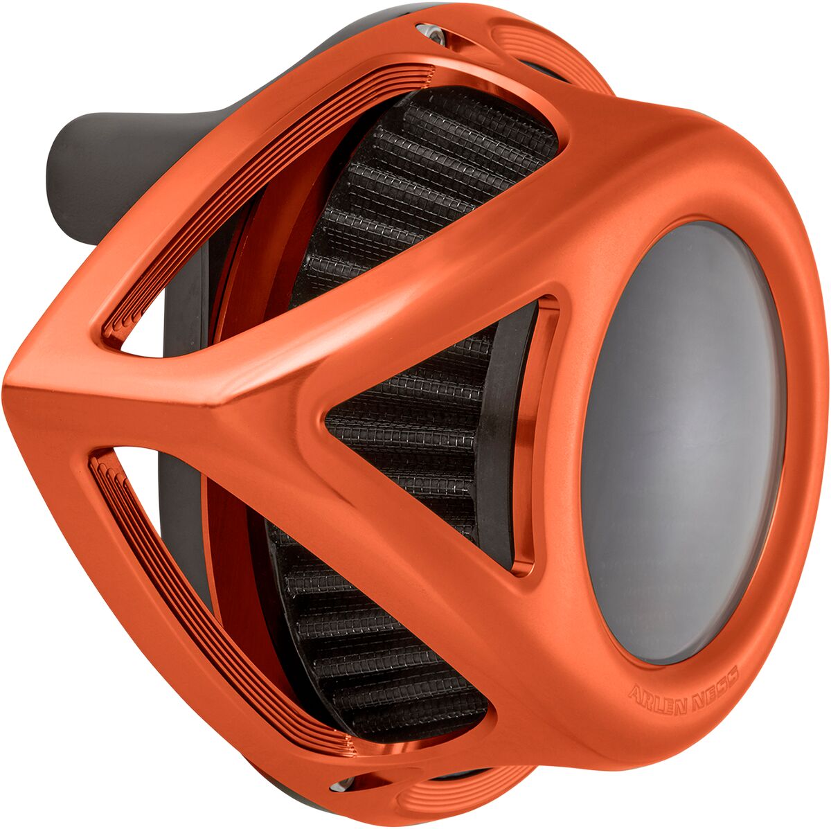 Clear Tear Air Cleaner, Orange - 17+ Milwaukee 8 Air Cleaner Arlen Ness