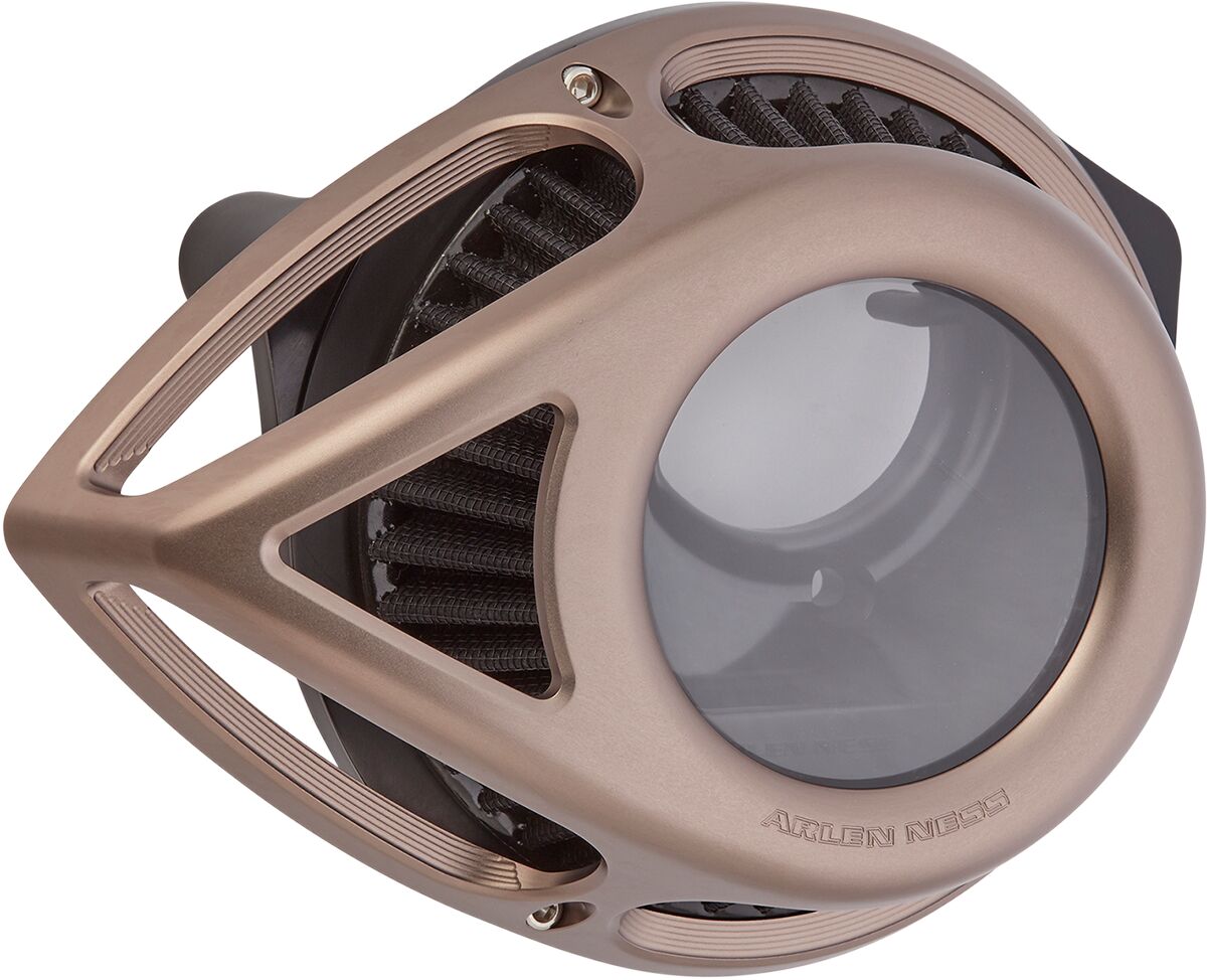 Arlen Ness Clear Tear Air Cleaner, Titanium - 17-23 Milwaukee 8 Air Cleaner Arlen Ness