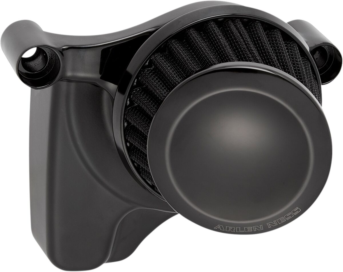 Arlen Ness Mini 22 Air Cleaner, Black - 00-17 Twin Cam Air Cleaner Arlen Ness