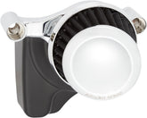 Arlen Ness Mini 22 Air Cleaner, Chrome - 00-17 Twin Cam Air Cleaner Arlen Ness