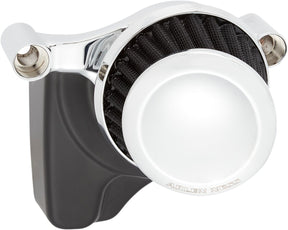 Arlen Ness Mini 22 Air Cleaner, Chrome - 00-17 Twin Cam Air Cleaner Arlen Ness