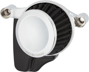 Arlen Ness Mini 22 Air Cleaner, Chrome - 00-17 Twin Cam Air Cleaner Arlen Ness