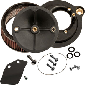 Stealth Air Cleaner Kit Without Cover - 17+ Milwaukee-Eight Air Cleaner S&S Cycle