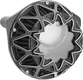 Arlen Ness Crossfire Air Cleaner, Contrast - 08-16 Touring / 16-17 Softail Air Cleaner Arlen Ness