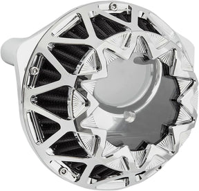 Crossfire Air Cleaner, Chrome - 00-17 Twin Cam Air Cleaner Arlen Ness Default Title