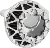 Arlen Ness Crossfire Air Cleaner, Chrome - 00-17 Twin Cam Air Cleaner Arlen Ness