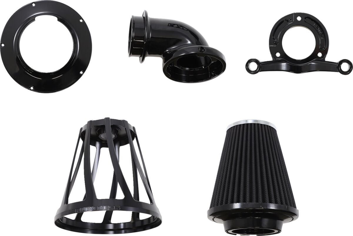 Arlen Ness Drift® Monster Sucker® Air Cleaner, All Black - 08-16 Touring / 16-17 FLST & FXDLS Air Cleaner Arlen Ness