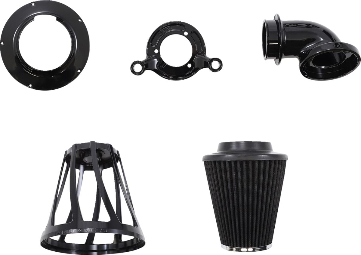 Arlen Ness Drift® Monster Sucker® Air Cleaner, All Black - 91+ XL Sportster Air Cleaner Arlen Ness
