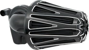 Arlen Ness CrossFire Monster Sucker® Air Cleaner, Contrast - 17-23 Milwaukee 8 Air Cleaner Arlen Ness