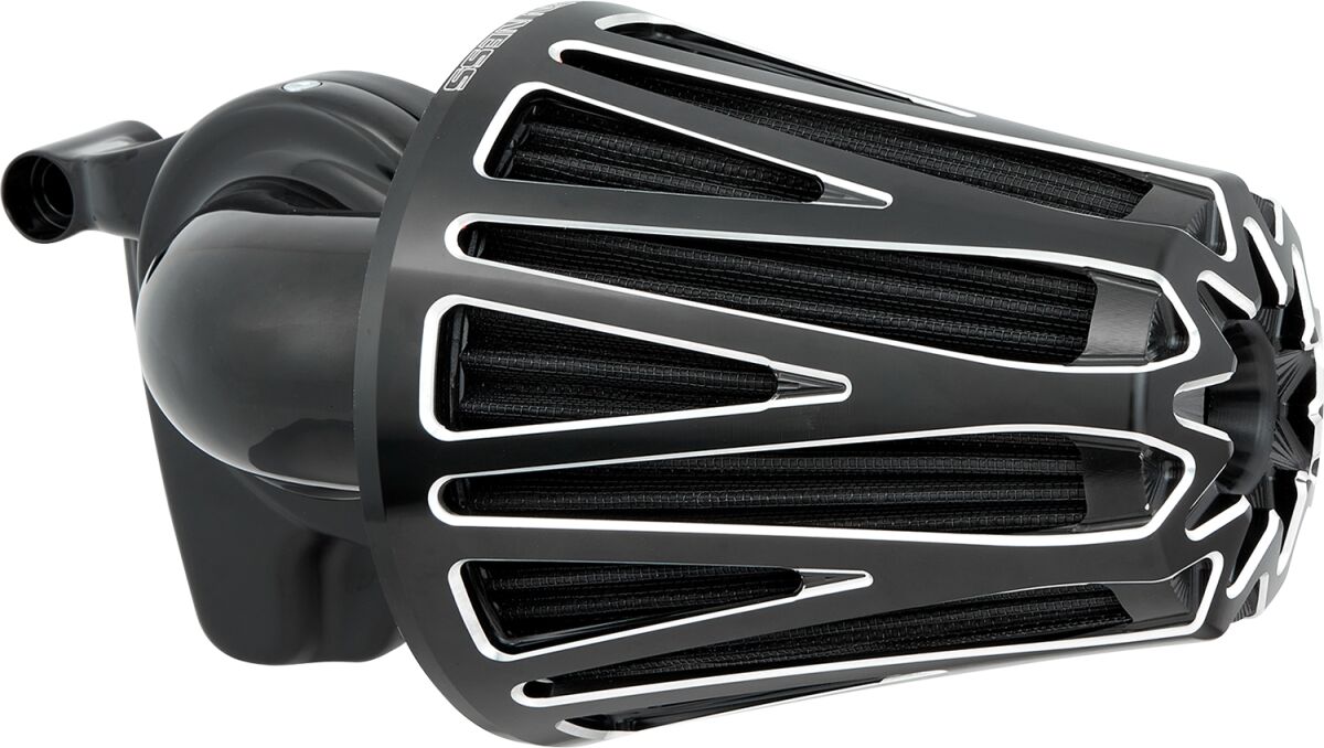 Arlen Ness CrossFire Monster Sucker® Air Cleaner, Contrast - 00-17 Twin Cam Air Cleaner Arlen Ness