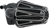Arlen Ness CrossFire Monster Sucker® Air Cleaner, Contrast - 00-17 Twin Cam Air Cleaner Arlen Ness