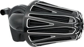 Arlen Ness CrossFire Monster Sucker® Air Cleaner, Contrast - 91+ XL Sportster Air Cleaner Arlen Ness