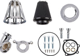 Arlen Ness CrossFire Monster Sucker® Air Cleaner, Chrome - 00-17 Twin Cam Air Cleaner Arlen Ness