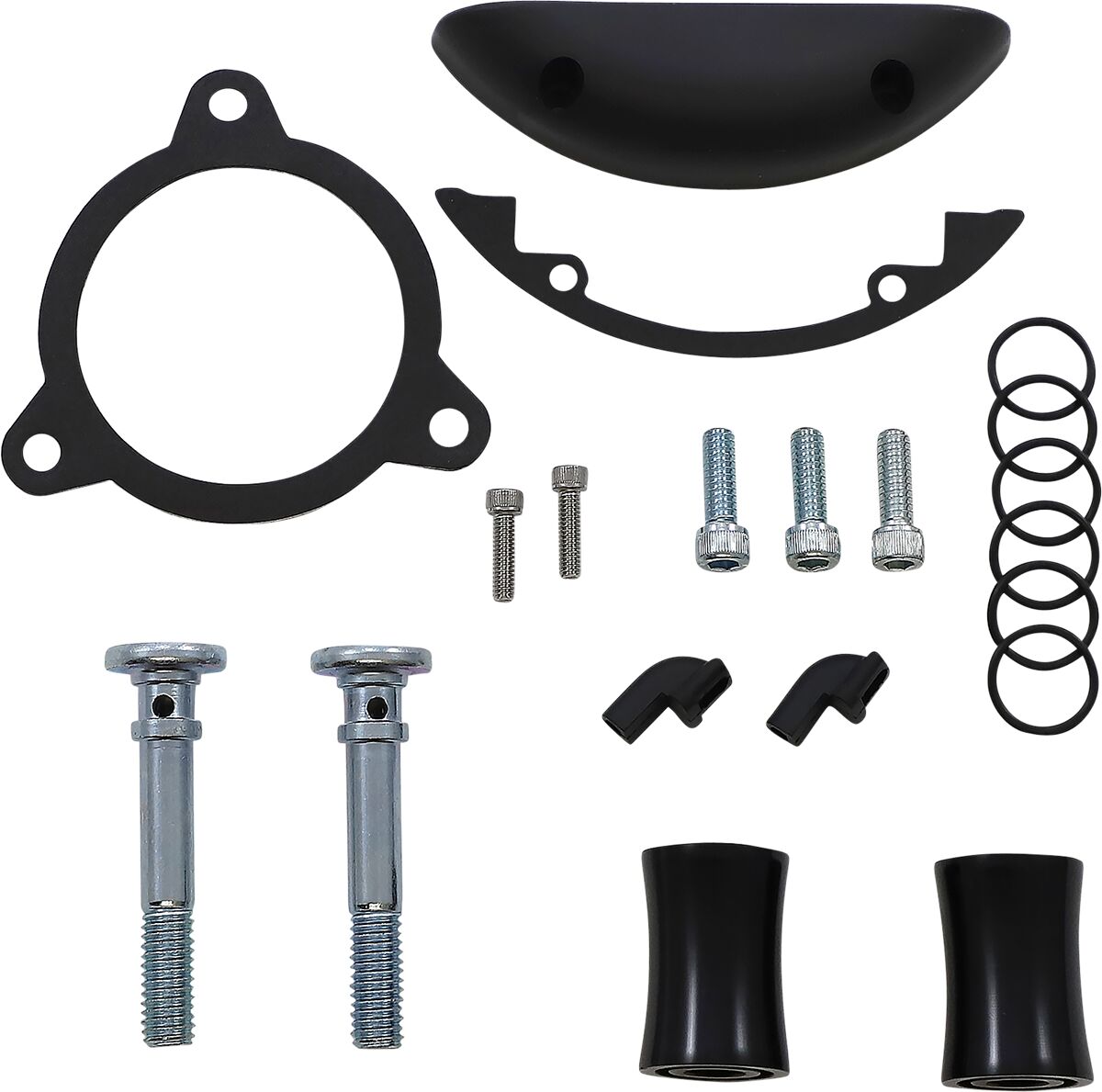 Replacement Hardware Kits: Inverted / Method® / Clear Tear™ / Sidekick, Black - 08-16 Touring / 16-17 FLST & FXDLS Air Cleaner Replacement Part Arlen Ness Default Title