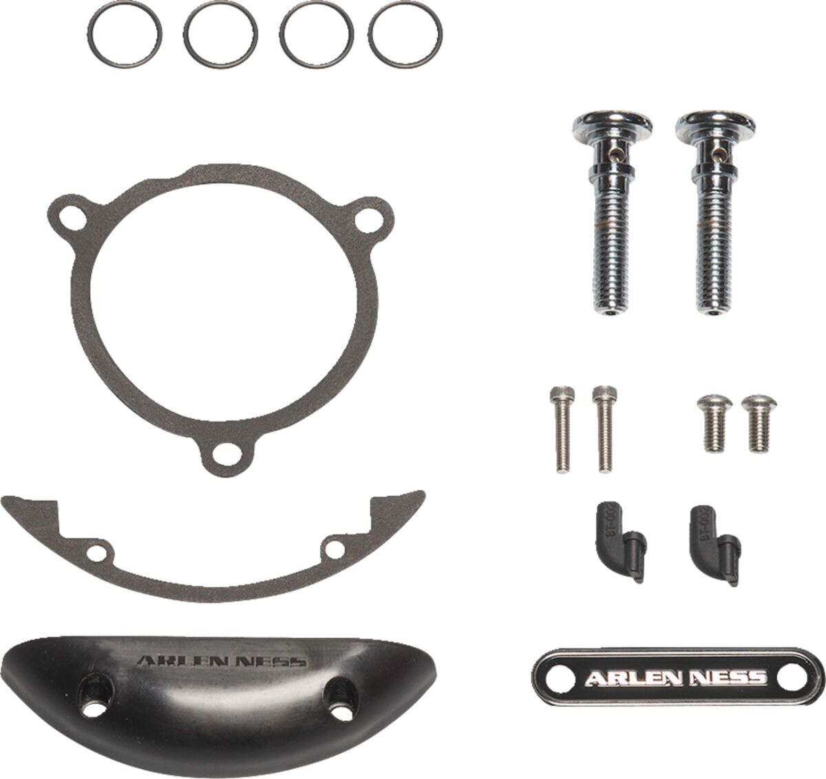 Replacement Hardware Kits: Inverted / Method® / Clear Tear™ / Sidekick, Chrome - Milwaukee 8 Air Cleaner Replacement Part Arlen Ness Default Title