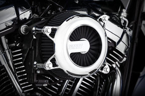 Vance & Hines VO2 Rogue Air Cleaner, Chrome - 08-17 Dyna Air Cleaner Vance & Hines