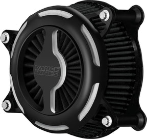 Vance & Hines VO2 Blade Air Cleaner, Black Contrast - 99-22 Sportster Air Cleaner Vance & Hines