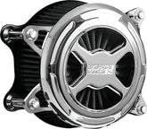 Vance & Hines V02 X Air Cleaner, Chrome - 99-15 Softail Air Cleaner Vance & Hines