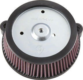 Arlen Ness Big Sucker® Stage 1 Air Cleaner, Black - 99-17 Twin cam Air Cleaner Arlen Ness