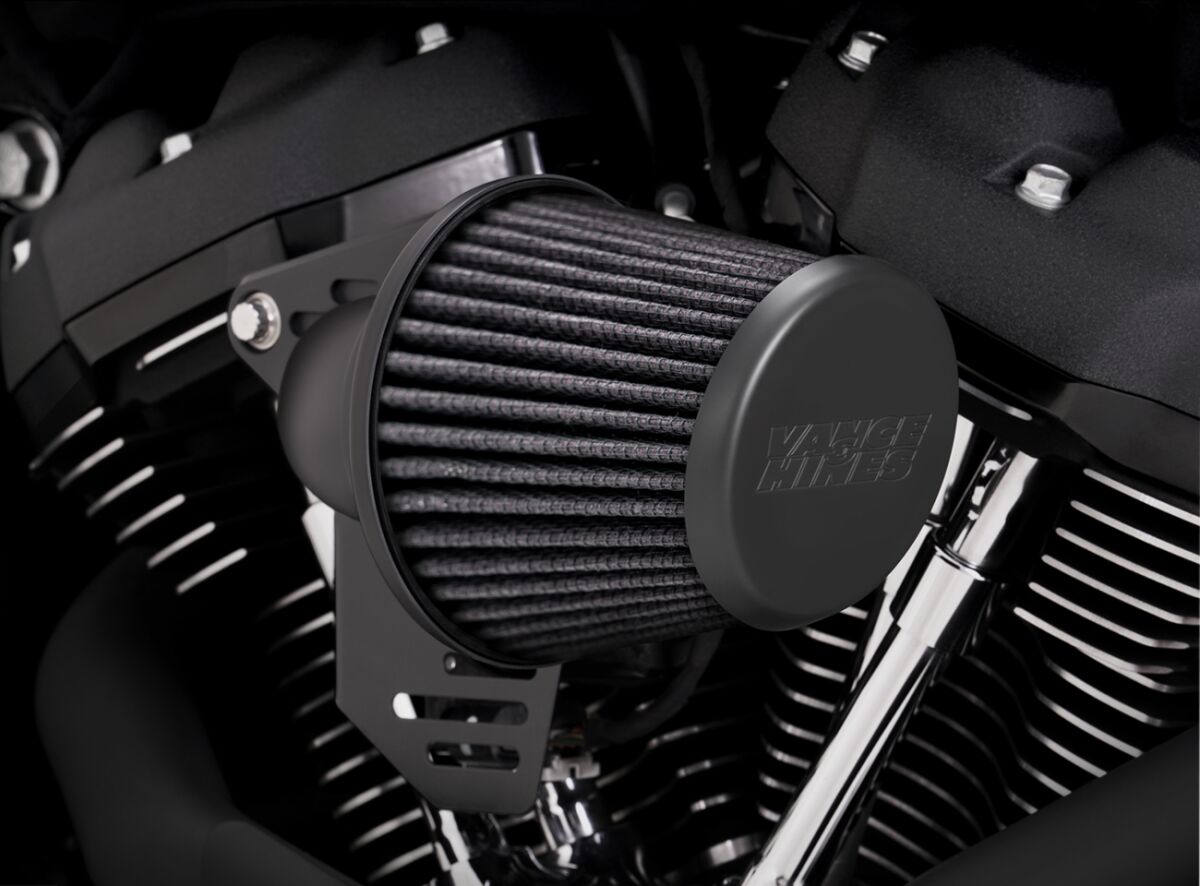 Vance & Hines V02 Falcon Air Cleaner, Matte Black - 08-16 touring & 09-16 Trike & 11-17 CVO Air Cleaner Vance & Hines