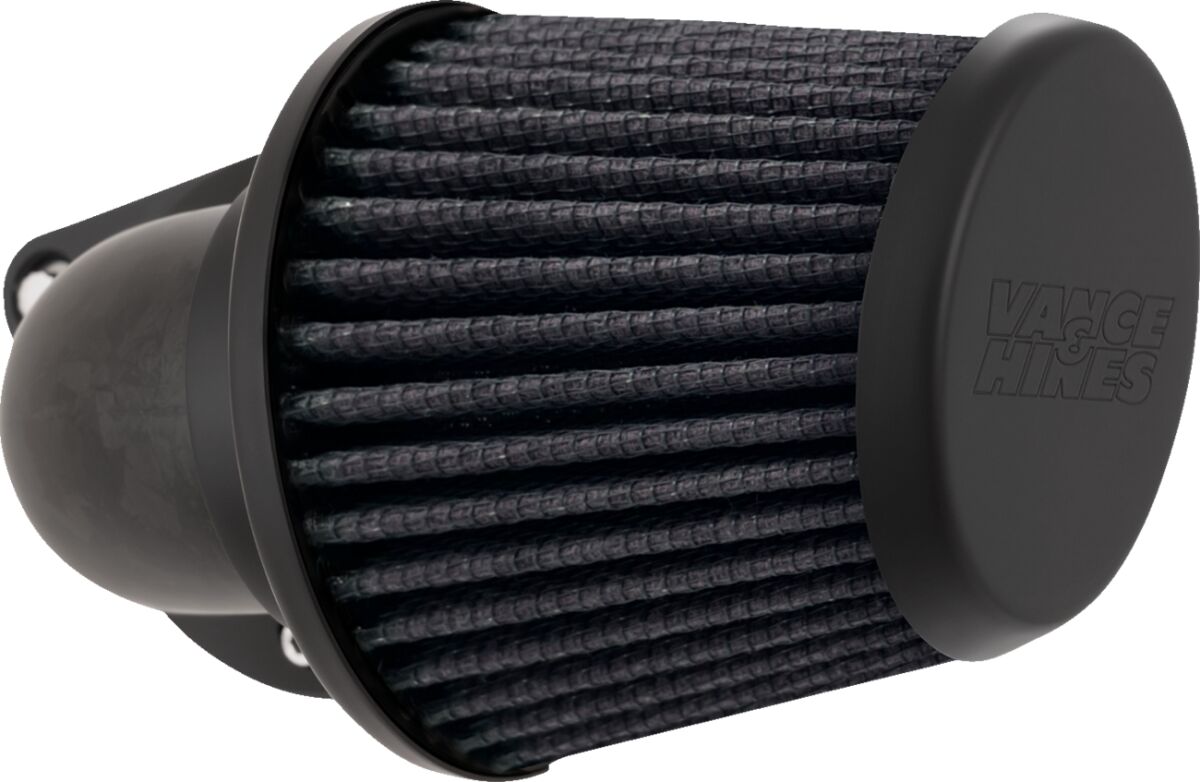 Vance & Hines V02 Falcon Air Cleaner, Forgered Carbon - 91-22 sportster Air Cleaner Vance & Hines
