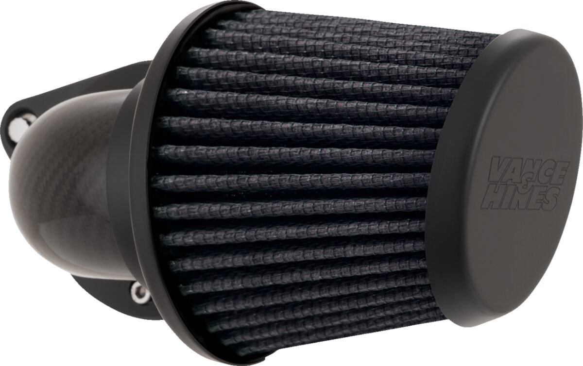 Vance & Hines V02 Falcon Air Cleaner, Weaved Carbon - 91-22 Sportster Air Cleaner Vance & Hines