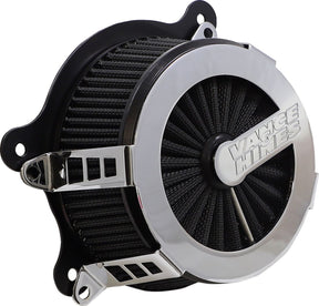 Vance & Hines Vo2 Cage Fighter Air Cleaner, Chrome - 02-07 Touring & 00-15 Softail & 99-17 Dyna Air Cleaner Vance & Hines