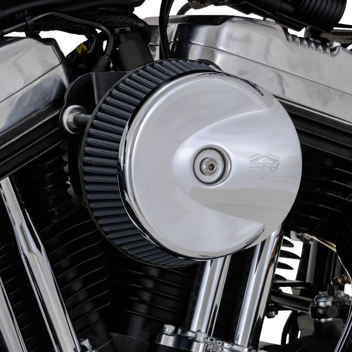 Vance & Hines VO2 Stingray Air Cleaner, Chrome - 91-22 Sportster Air Cleaner Vance & Hines