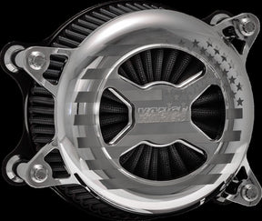 Vance & Hines VO2 America Air Cleaner, Chrome - Milwaukee 8 Air Cleaner Vance & Hines