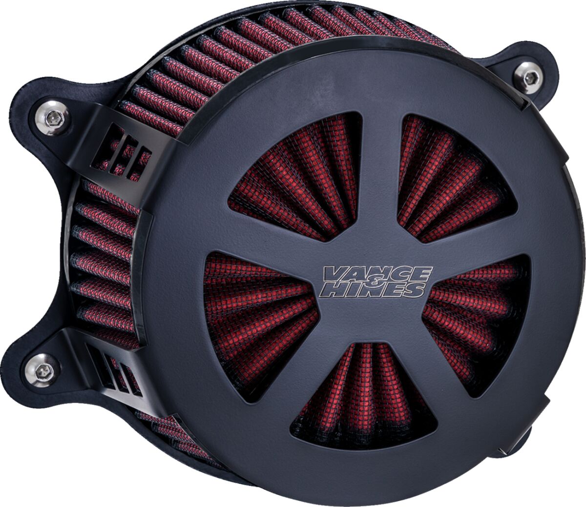 Vance & Hines V02 Radiant V Air Cleaner, Black - 91-22 Sportster Air Cleaner Vance & Hines
