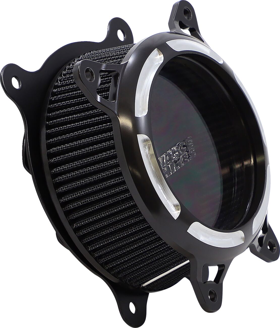 Vance & Hines V02 Insight Air Cleaner, Black Contrast - Milwaukee 8 Air Cleaner Vance & Hines
