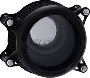 Vance & Hines V02 Insight Air Cleaner, Wrinkle Black Ceramic - Milwaukee 8 Air Cleaner Vance & Hines