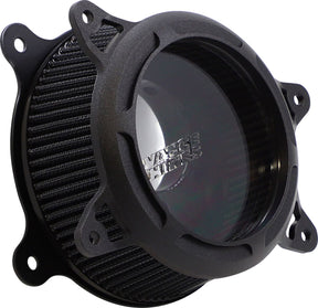 Vance & Hines V02 Insight Air Cleaner, Wrinkle Black Ceramic - Milwaukee 8 Air Cleaner Vance & Hines
