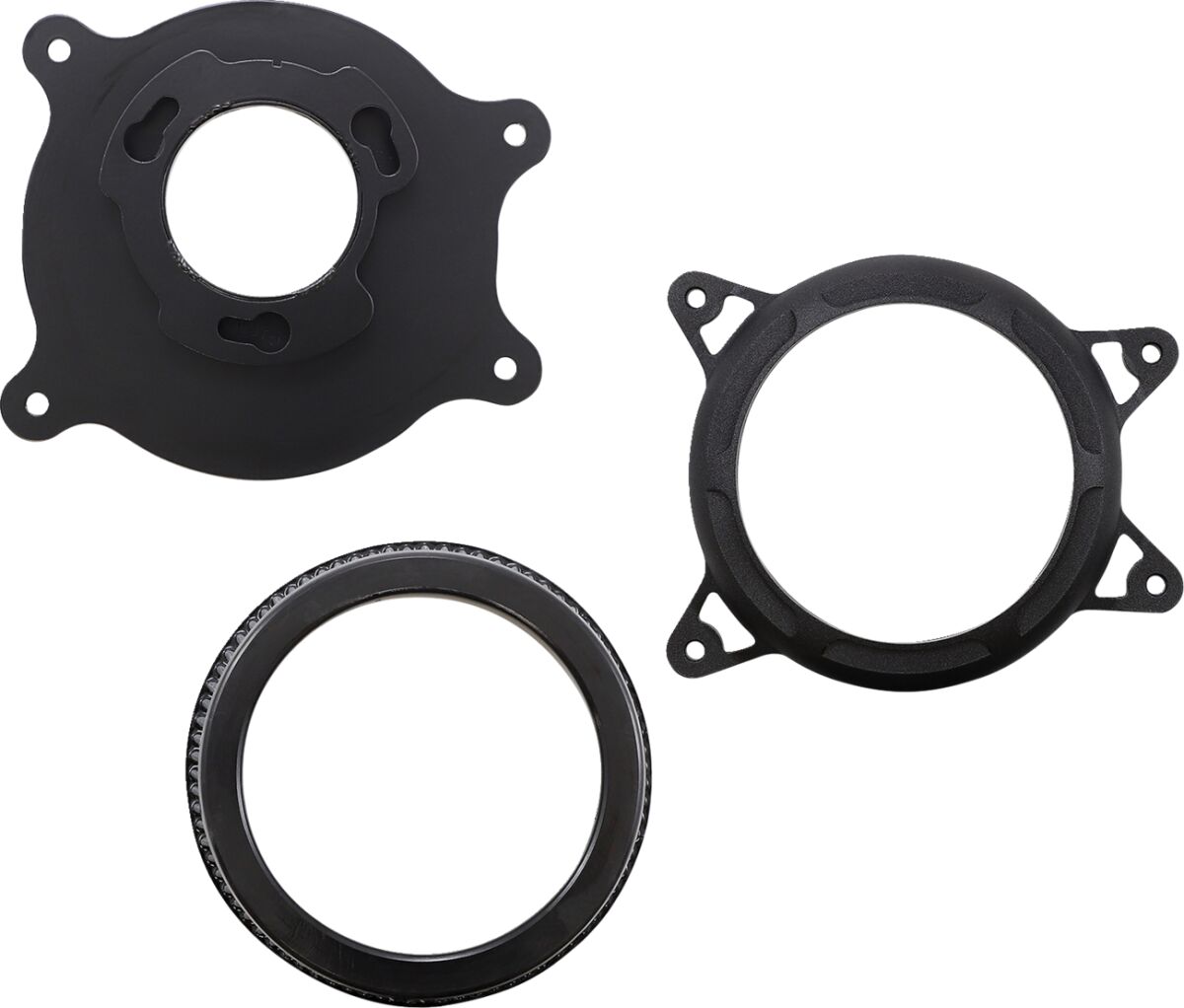 Vance & Hines V02 Insight Air Cleaner, Wrinkle Black Ceramic - Milwaukee 8 Air Cleaner Vance & Hines