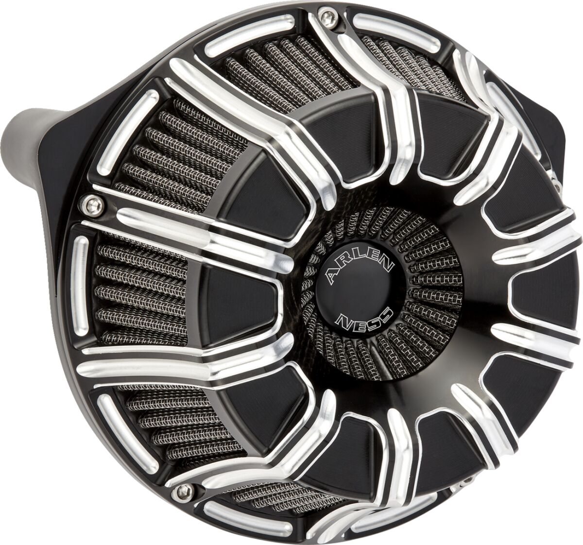 Arlen Ness 10-Gauge® Inverted Series Air Cleaner, Black - 24+ Touring Air Cleaner Arlen Ness