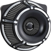 Arlen Ness Slot Track Inverted Series Air Cleaner, Black - 24+ Touring Air Cleaner Arlen Ness