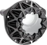 Arlen Ness Crossfire Air Cleaner, All Black - 24+ Touring Air Cleaner Arlen Ness