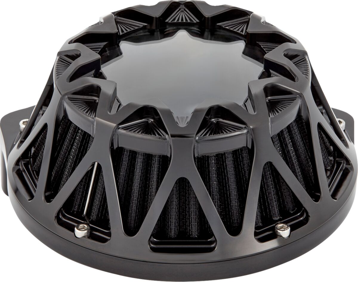 Arlen Ness Crossfire Air Cleaner, All Black - 24+ Touring Air Cleaner Arlen Ness