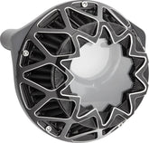 Arlen Ness Crossfire Air Cleaner, Contrast - 24+ Touring Air Cleaner Arlen Ness