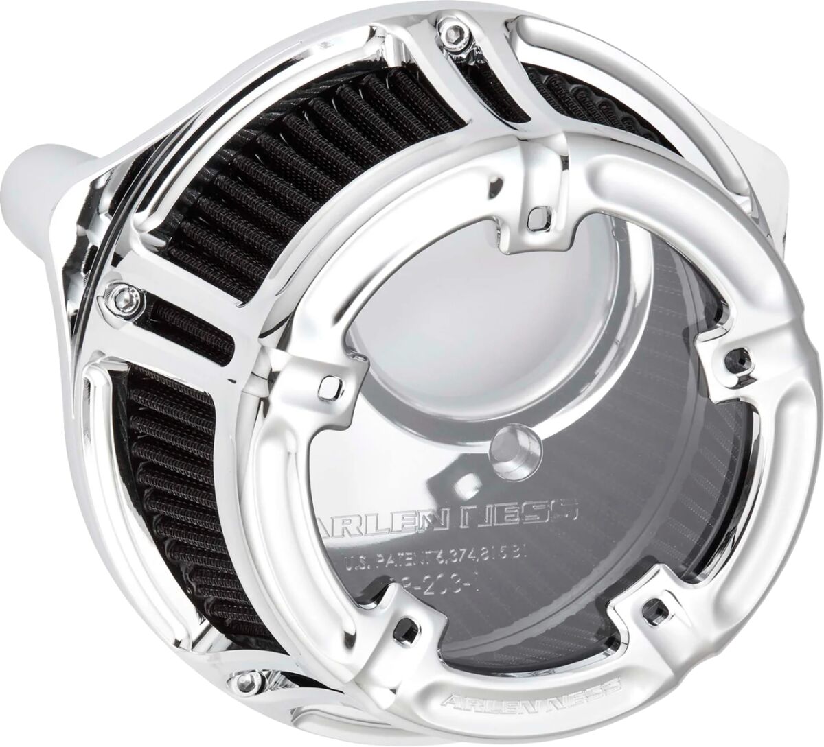 Arlen Ness Method® Air Cleaner, Chrome - 24+ Touring Air Cleaner Arlen Ness