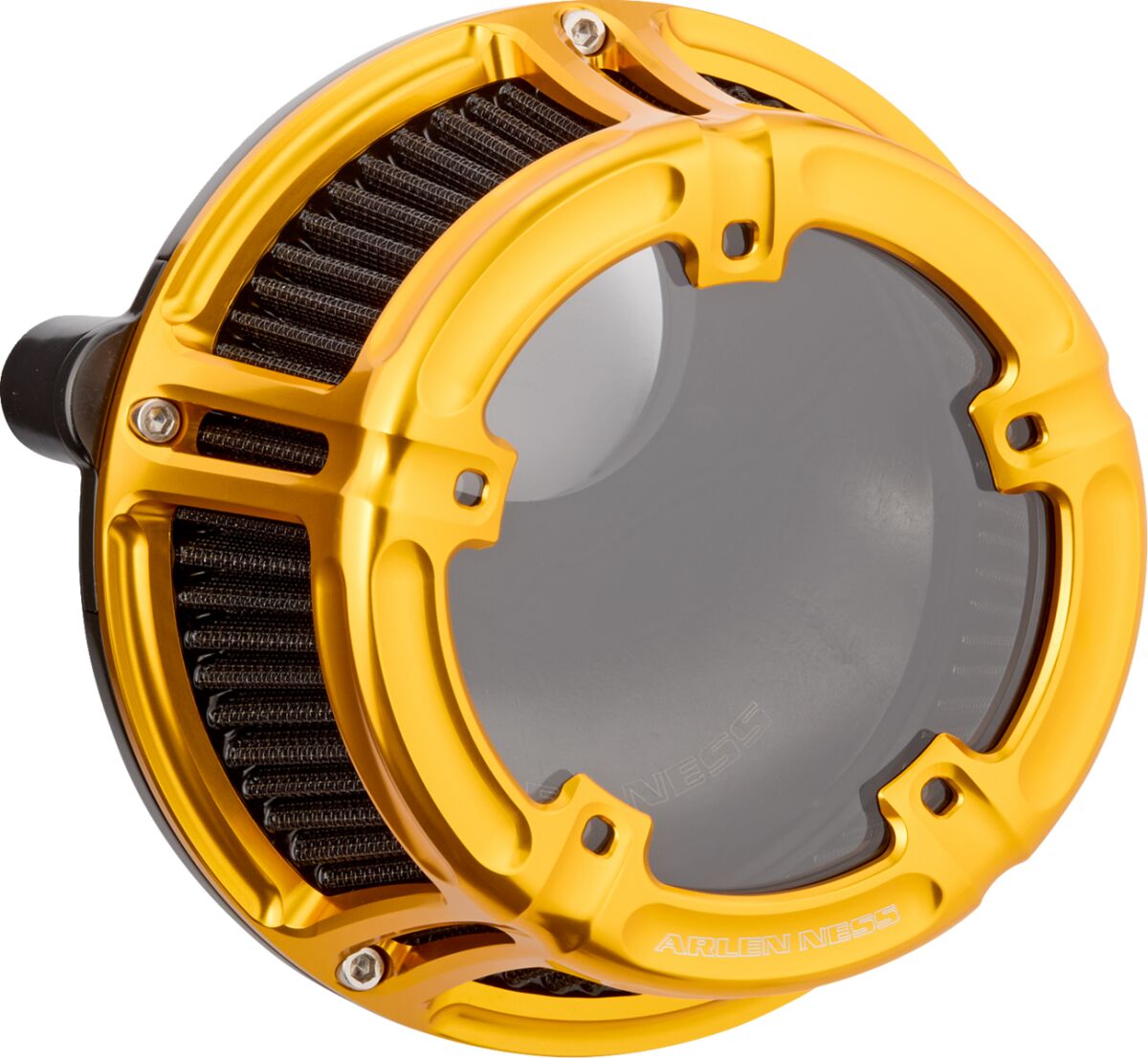Arlen Ness Method® Air Cleaner, Gold - 24+ Touring Air Cleaner Arlen Ness