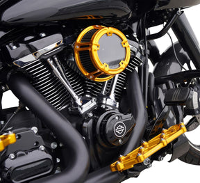 Arlen Ness Method® Air Cleaner, Gold - 24+ Touring Air Cleaner Arlen Ness