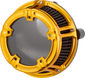 Arlen Ness Method® Air Cleaner, Gold - 24+ Touring Air Cleaner Arlen Ness