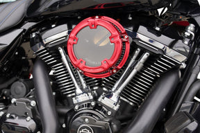 Arlen Ness Method® Air Cleaner, Red - 24+ Touring Air Cleaner Arlen Ness